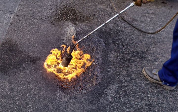 Leathern Bottle flat roofing repairs